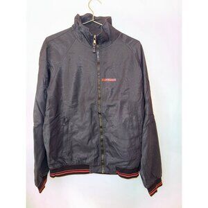 Prada dark blue with red stripes Nylon Jacket